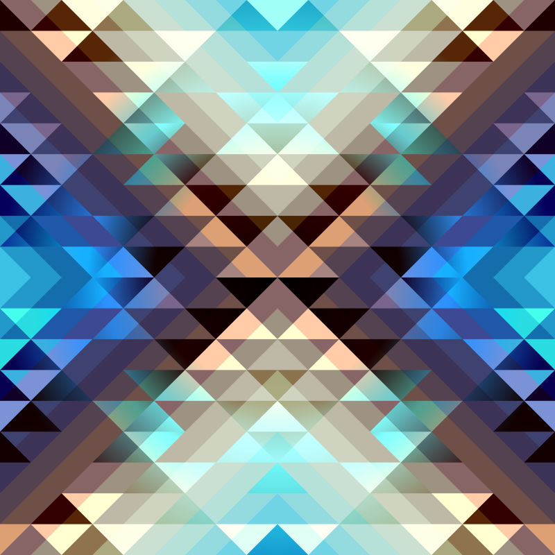 抽象现代几何三角元素的创意背景