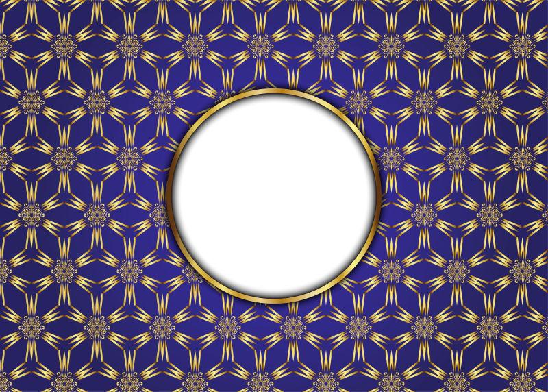 矢量金色装饰横幅