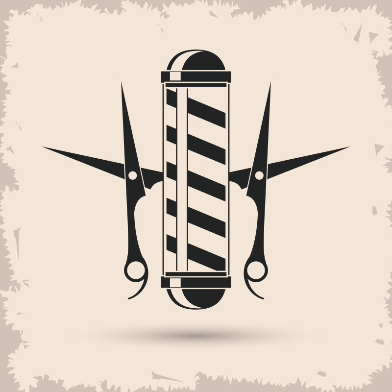 理发店创意标志矢量设计