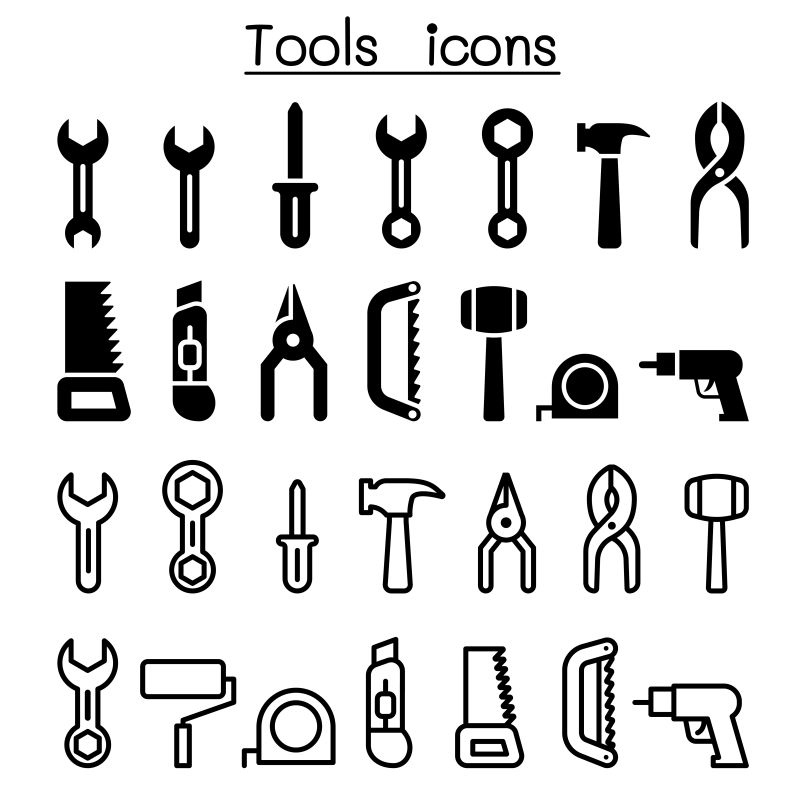 创意矢量工具图标设计