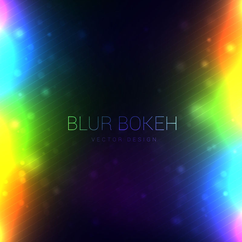 矢量的彩色灯光背景设计