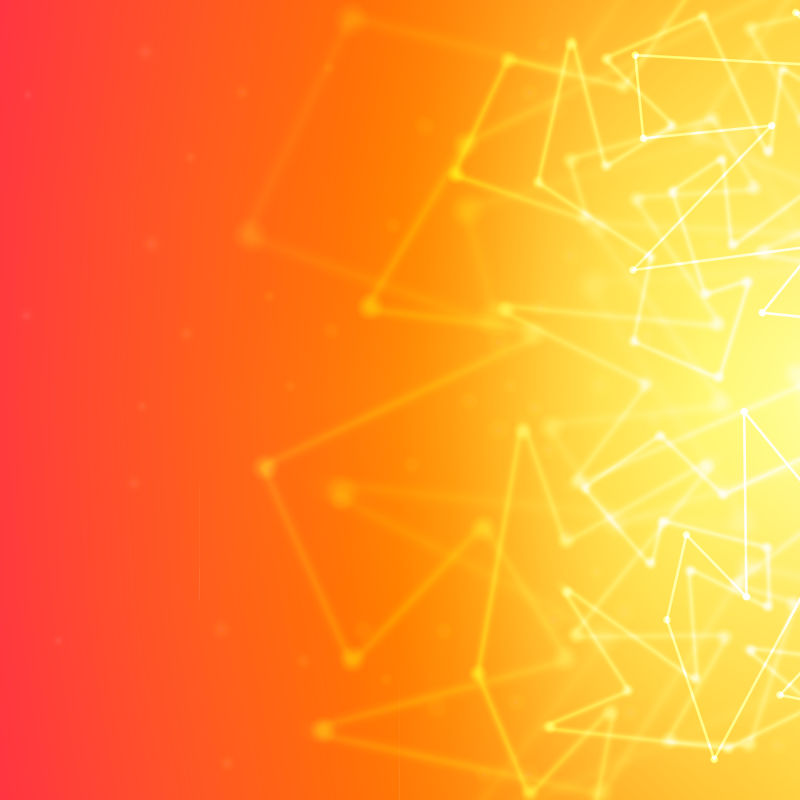 橙色抽象线框背景矢量设计