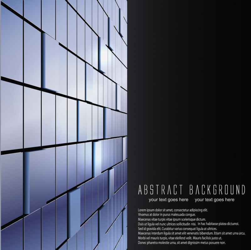 矢量立方体的背景