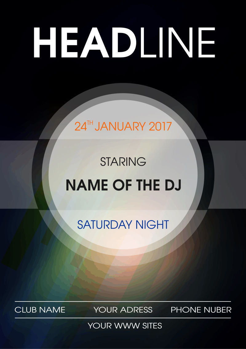 矢量现代商业抽象宣传册封面设计