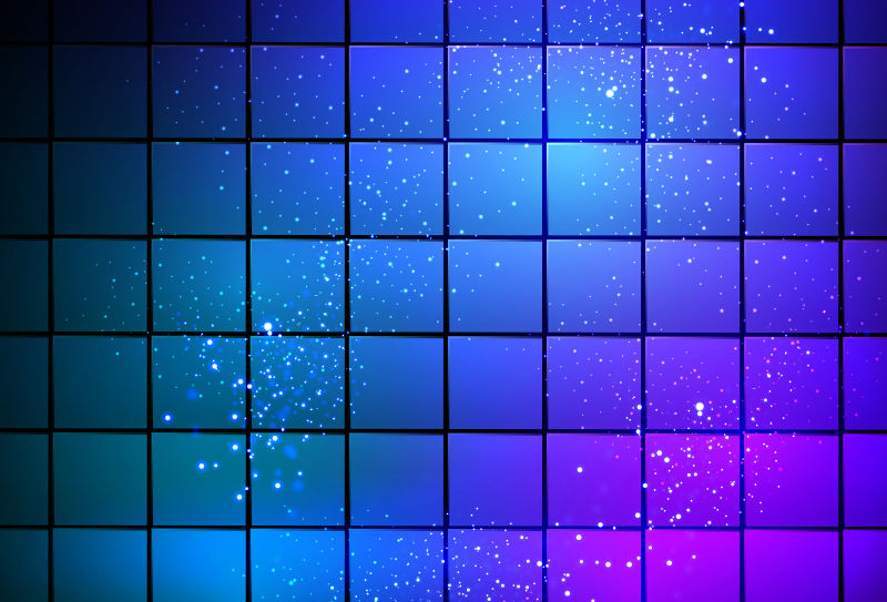 抽象的彩色霓虹灯背景矢量设计