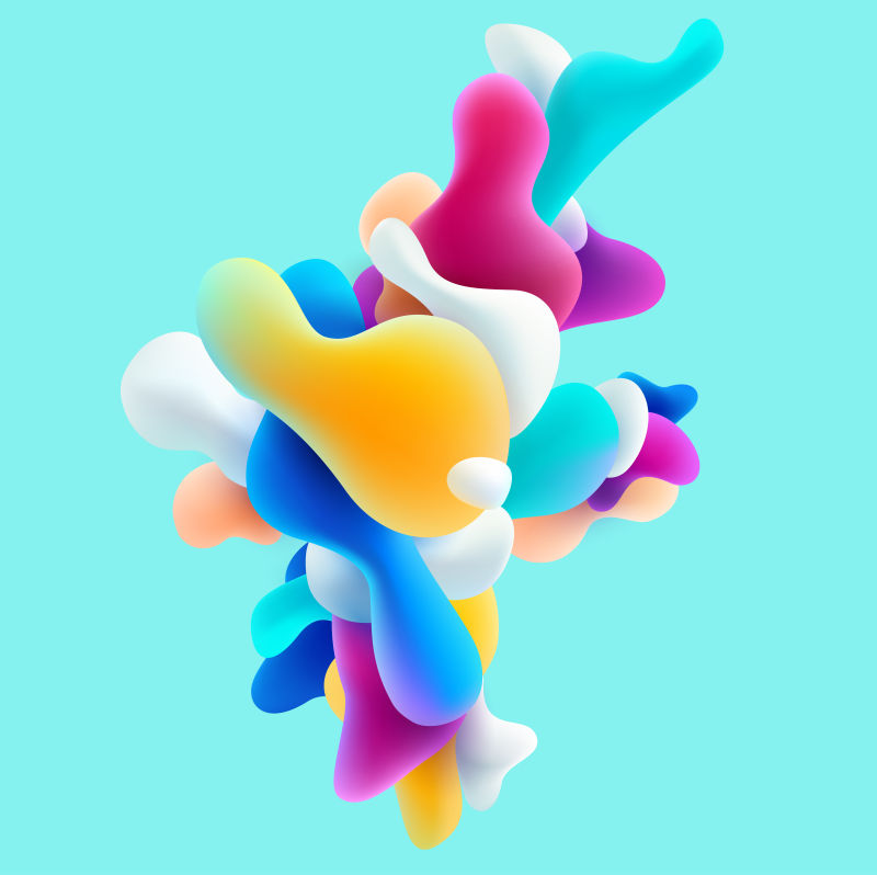 创意矢量现代商业色彩抽象背景