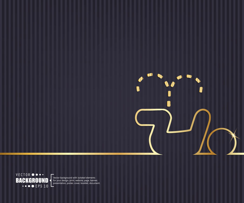 矢量小册子横幅封面设计