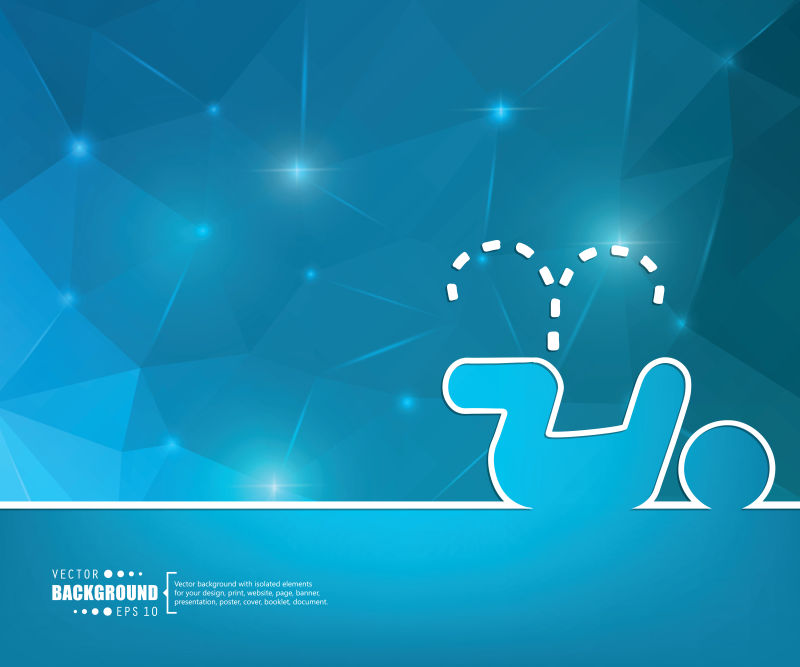 矢量抽象商业信息图表