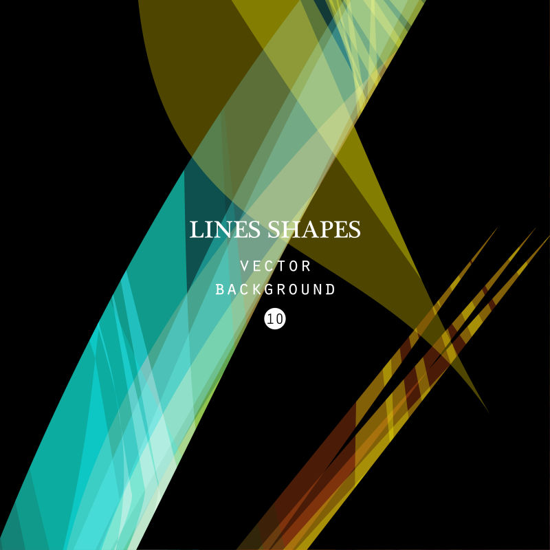 矢量抽象彩色几何图案设计