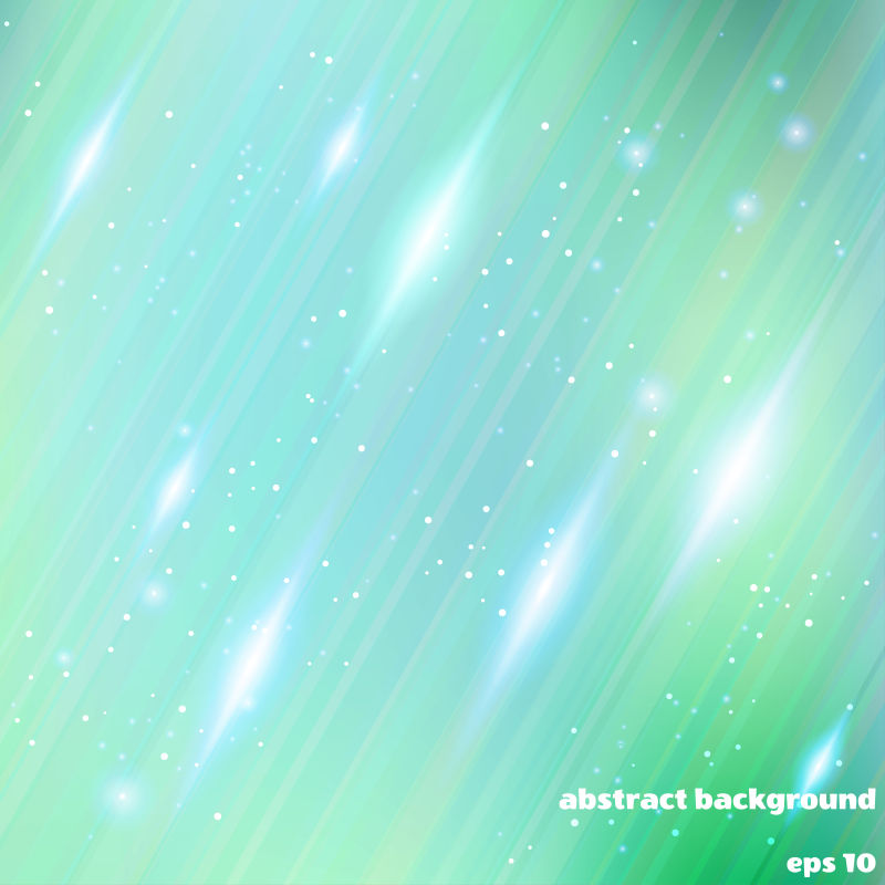 矢量抽象绿色条纹图案背景