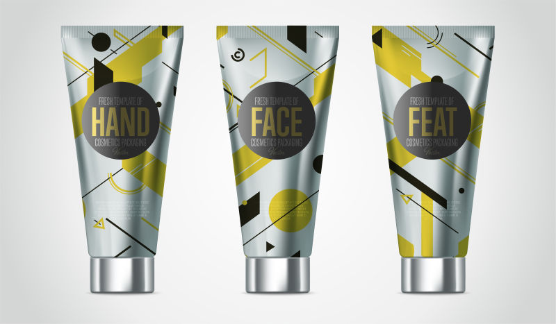 创意洁面乳包装矢量设计