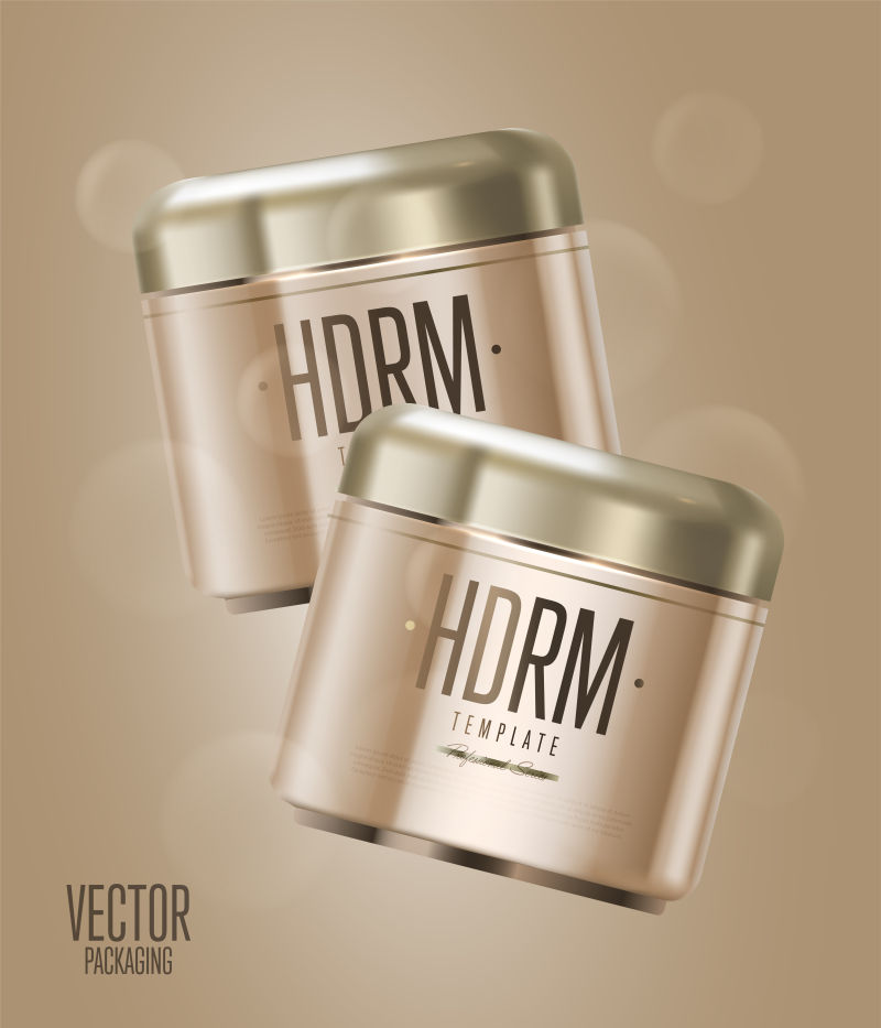 面霜宣传广告矢量设计