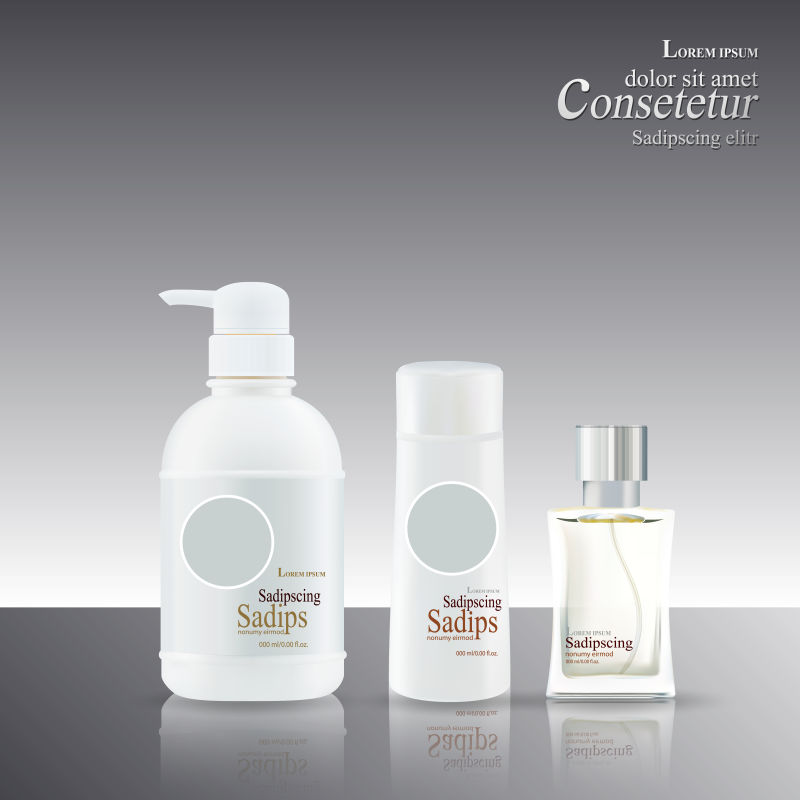 矢量的现代化妆品包装设计