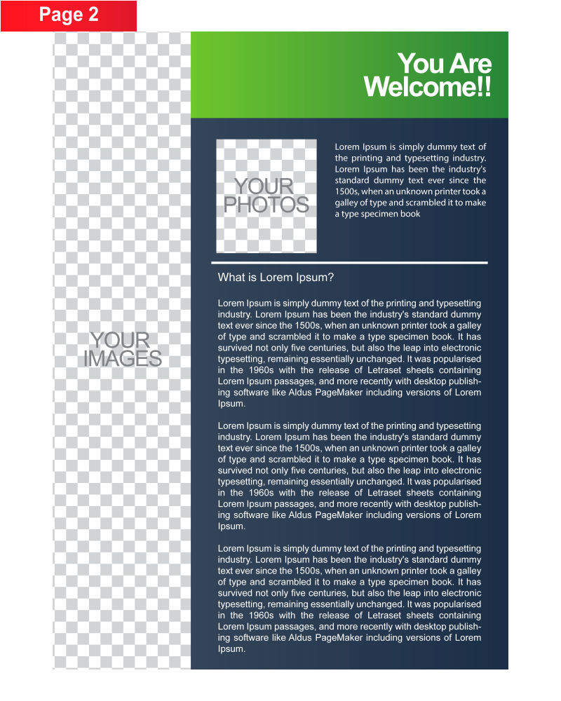 矢量的公司信息图表设计