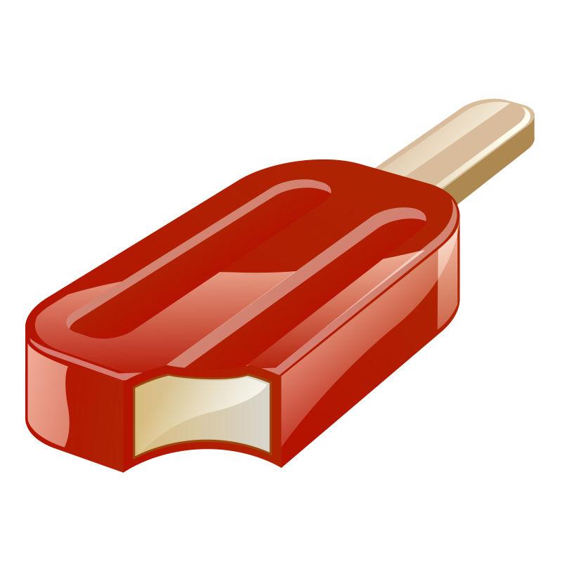 冰淇淋图标矢量插图