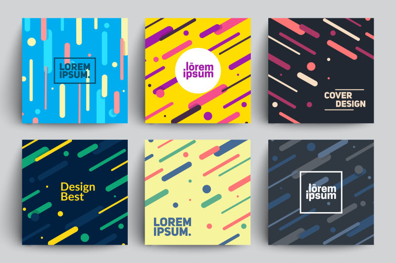 时尚潮流卡片矢量设计