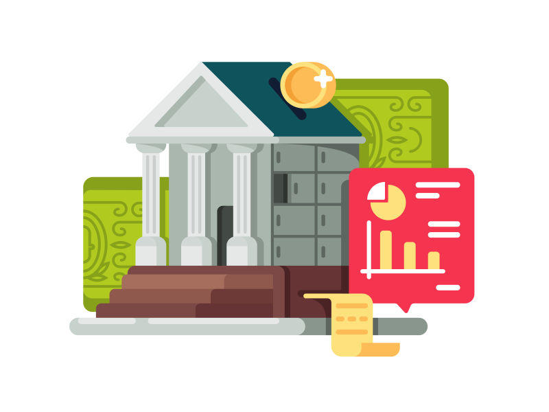 矢量设计银行卡通图标