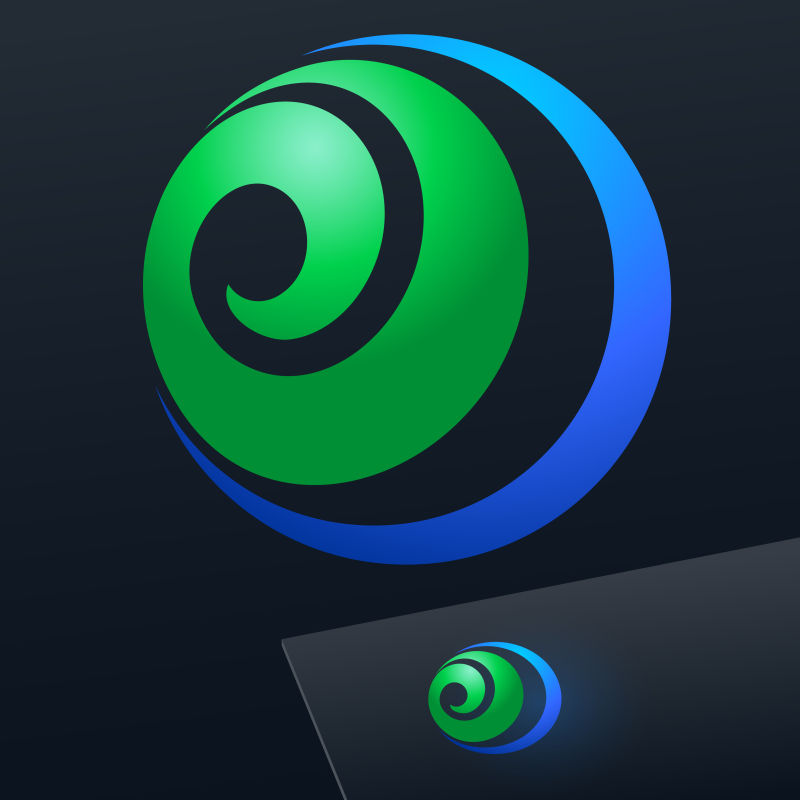 矢量抽象的logo设计