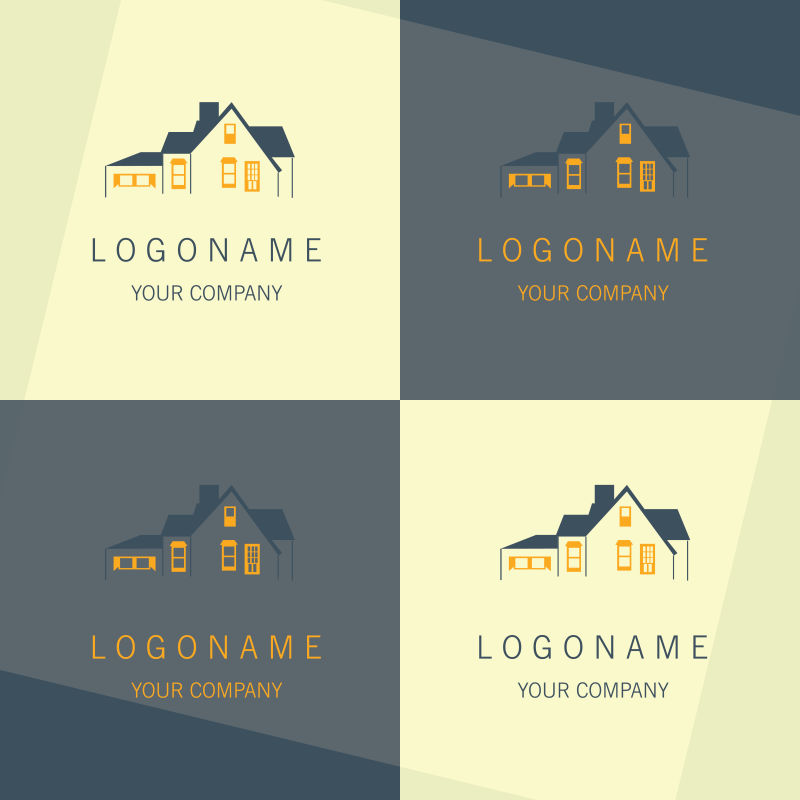 矢量建筑房屋logo设计