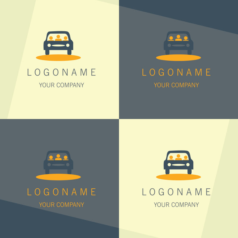 矢量家庭汽车logo