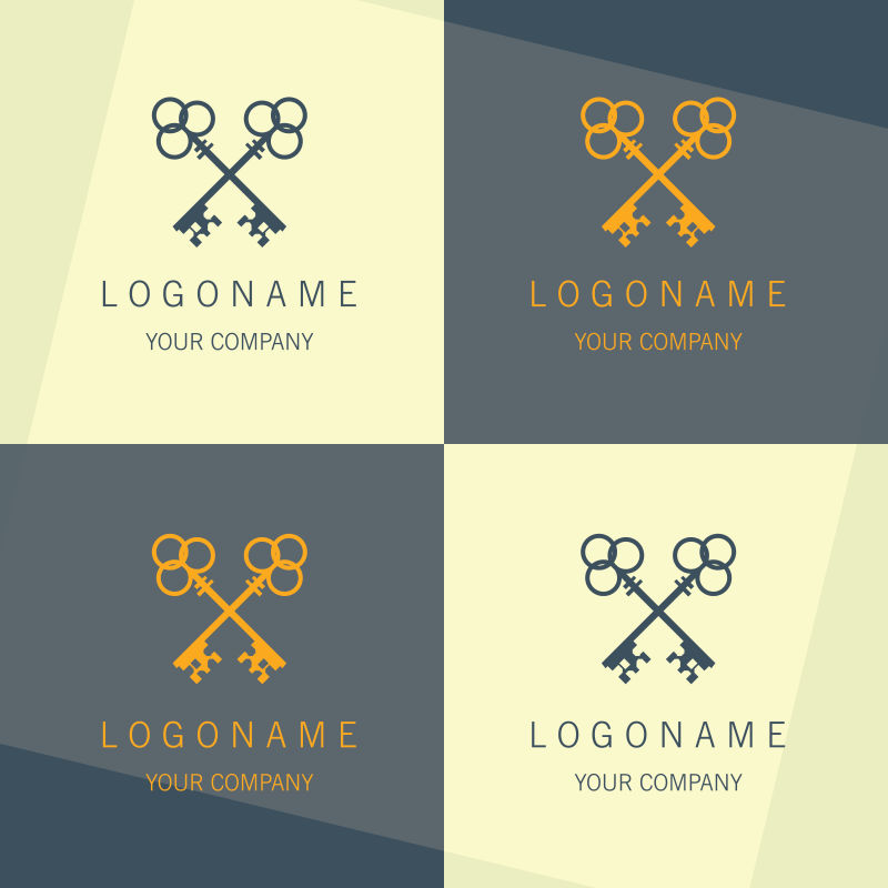 矢量钥匙logo设计