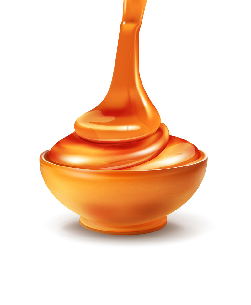 抽象矢量装满蜂蜜设计元素