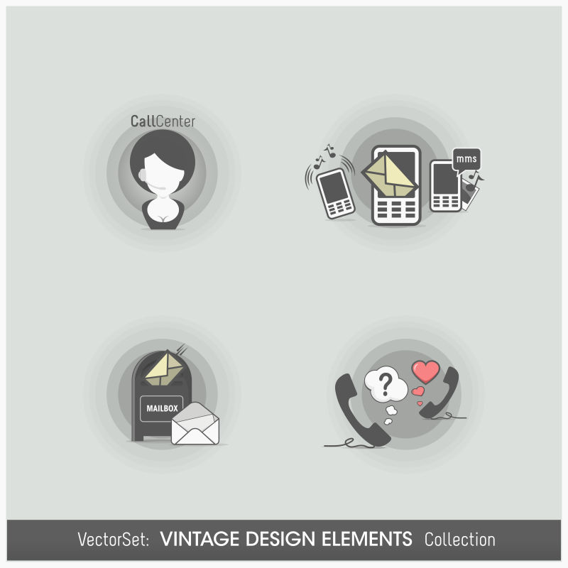 矢量通信图标集