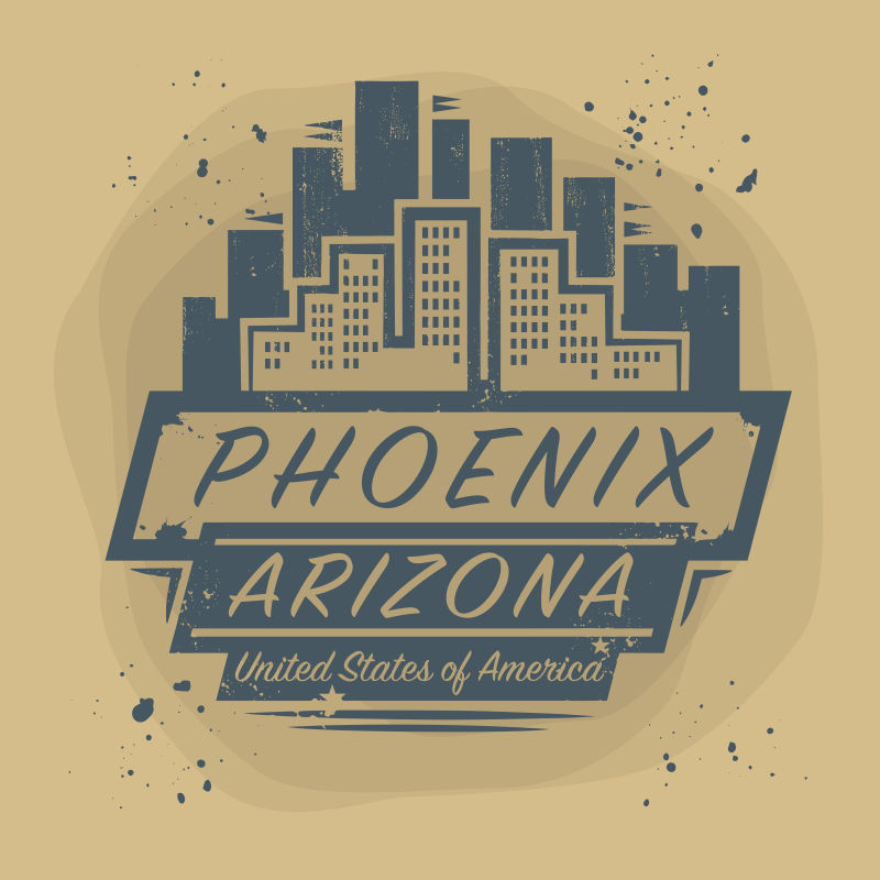 矢量菲尼克斯标签设计