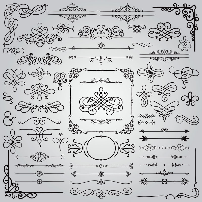 矢量手绘涂鸦装饰元素