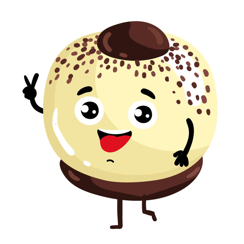 矢量的卡通甜点