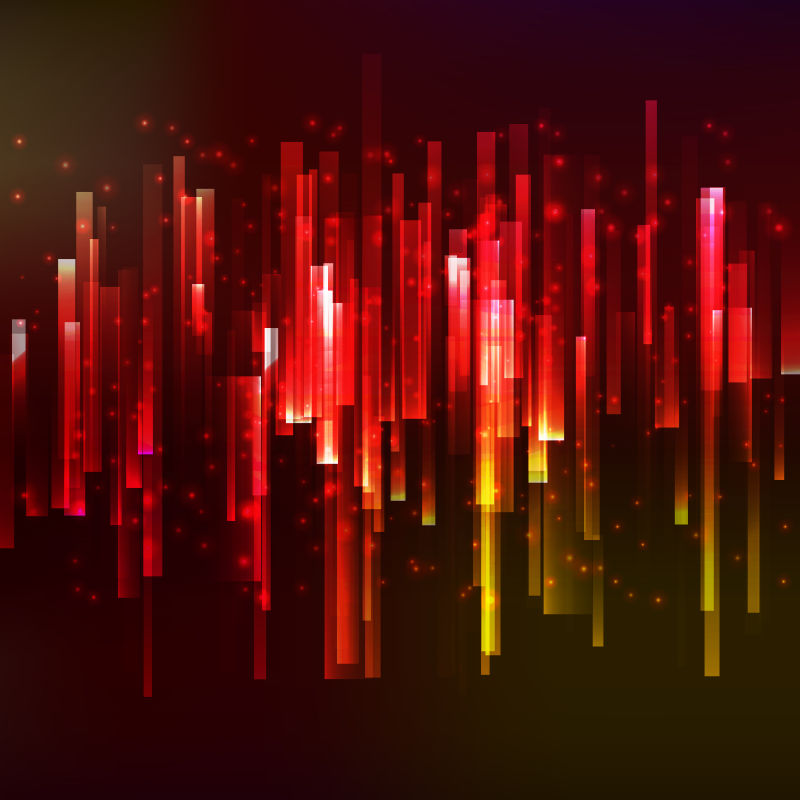 灯光效果派对元素抽象的红色直线条背景