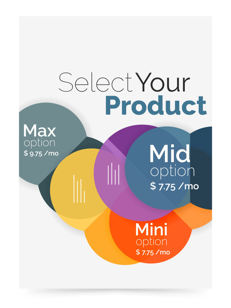 创意矢量抽象圆形元素背景