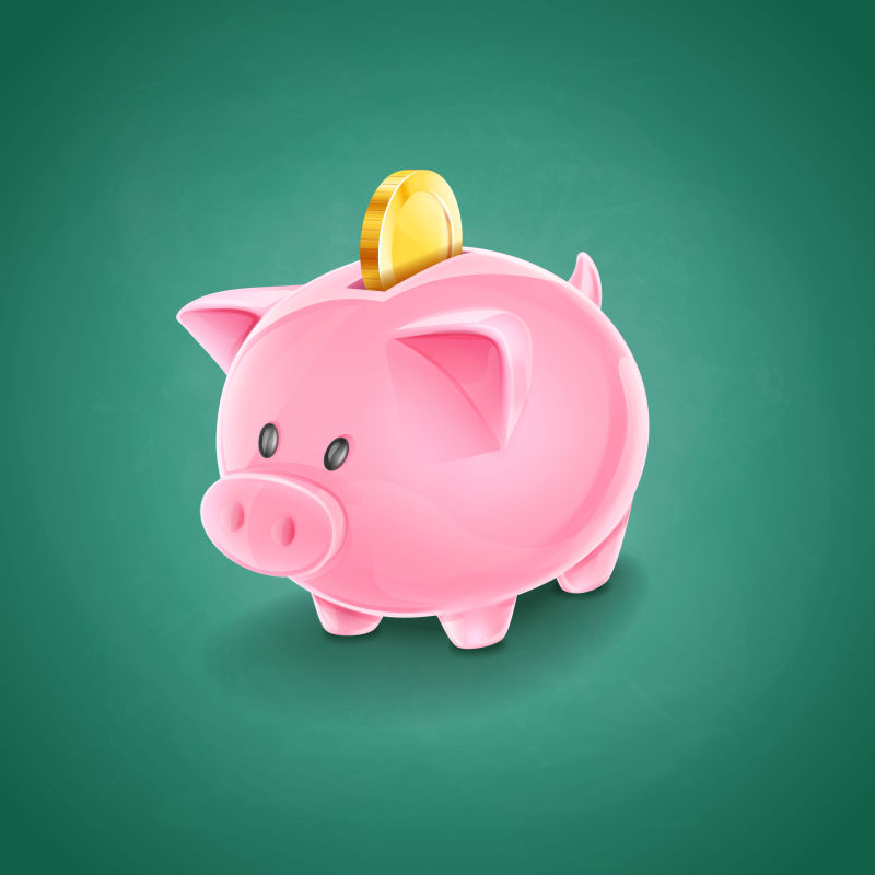 抽象矢量货币储存概念插图