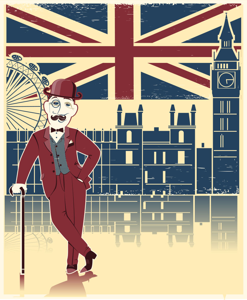 英国漫画 绅士图片
