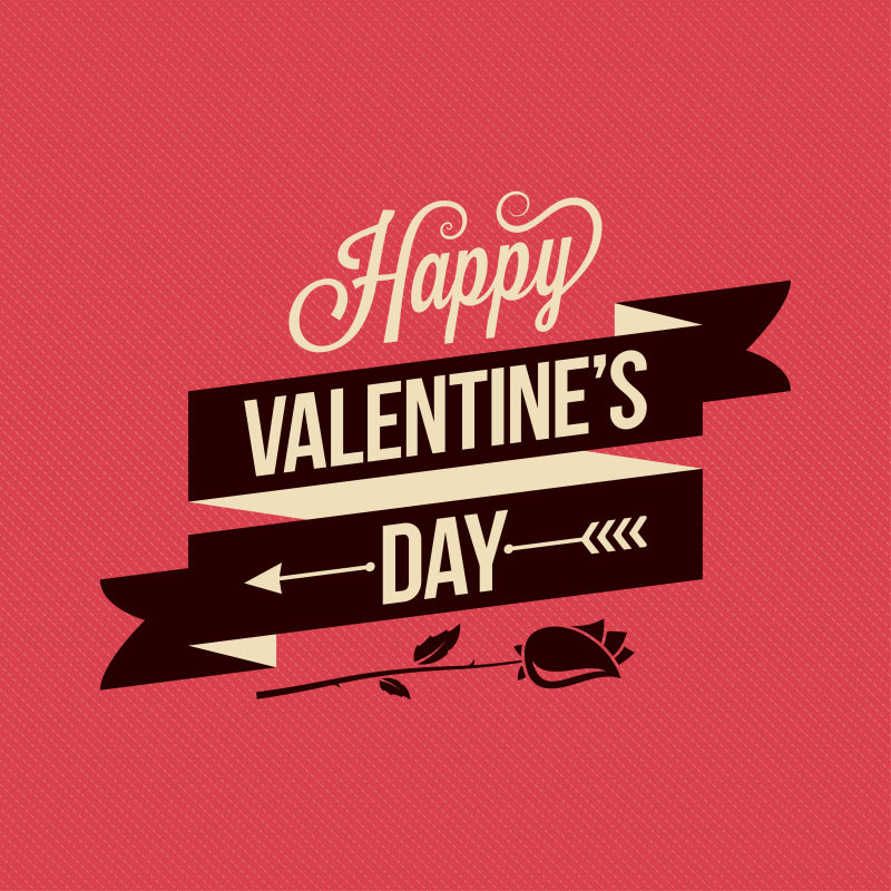 矢量的情人节海报插图设计