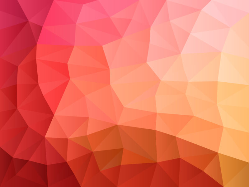 矢量抽象红色几何立体背景