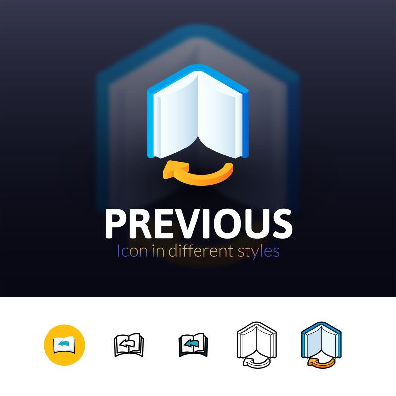 打开的书颜色矢量图标