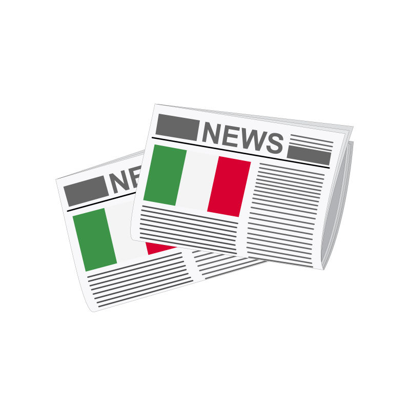 彩色报纸矢量图