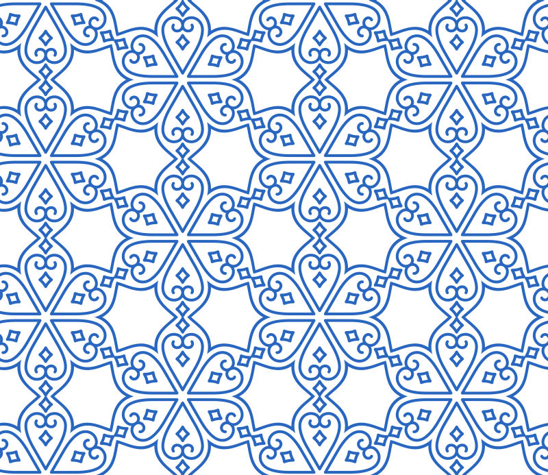 矢量印度传统花卉背景设计