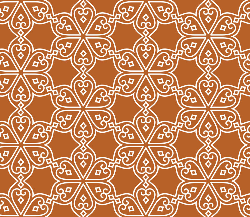 矢量的印度传统花卉背景