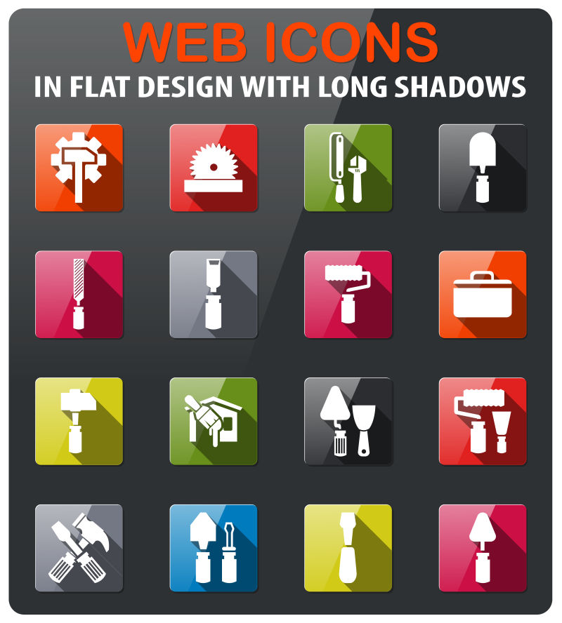 矢量的维修工具图标