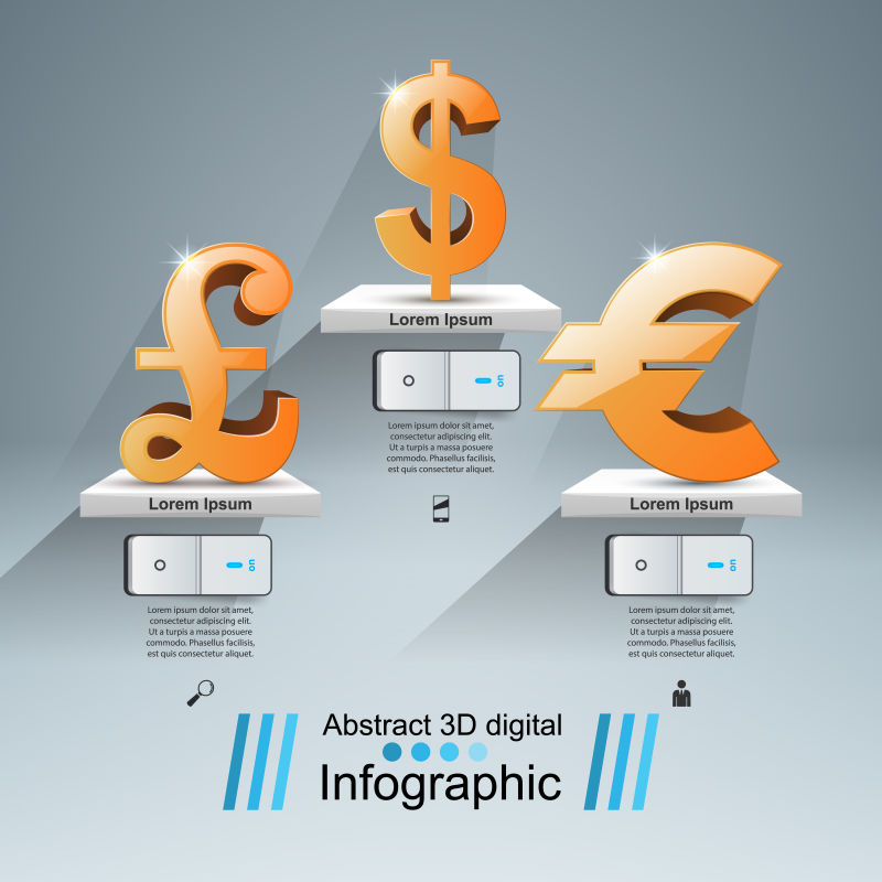 矢量美元图标设计