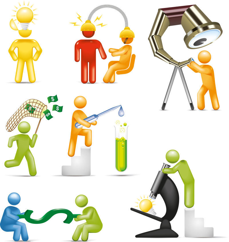 营销概念插图矢量设计