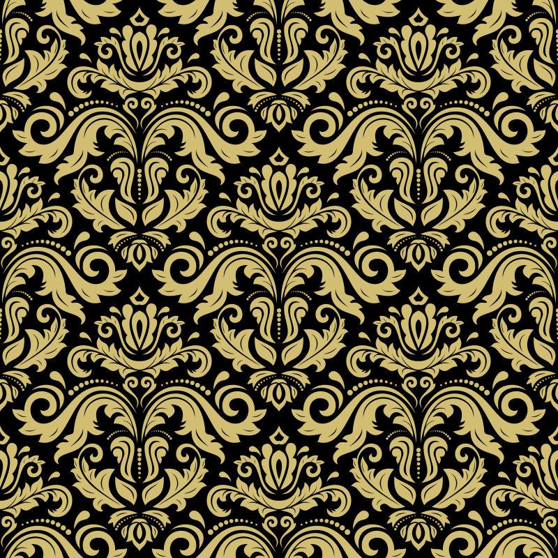 无缝矢量花纹矢量图案