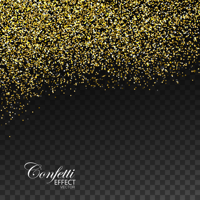 金色粒子图案矢量设计