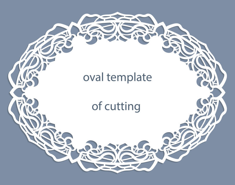 镂空图案白色贺卡矢量设计