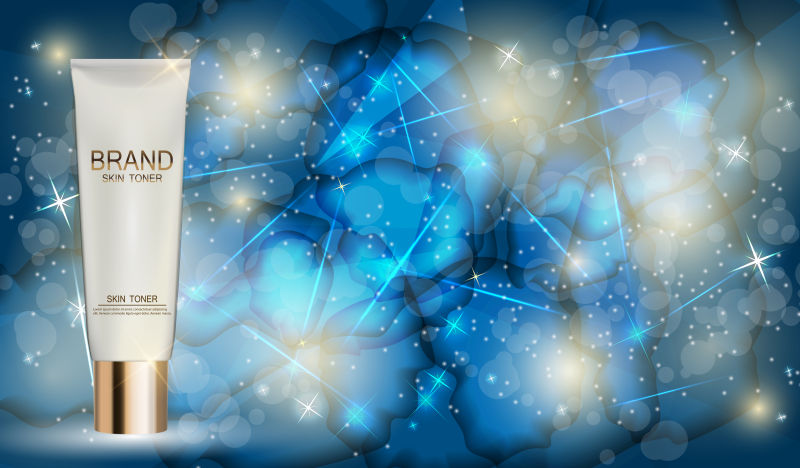 矢量护手霜宣传广告设计