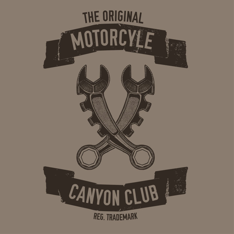 手绘矢量摩托车报价