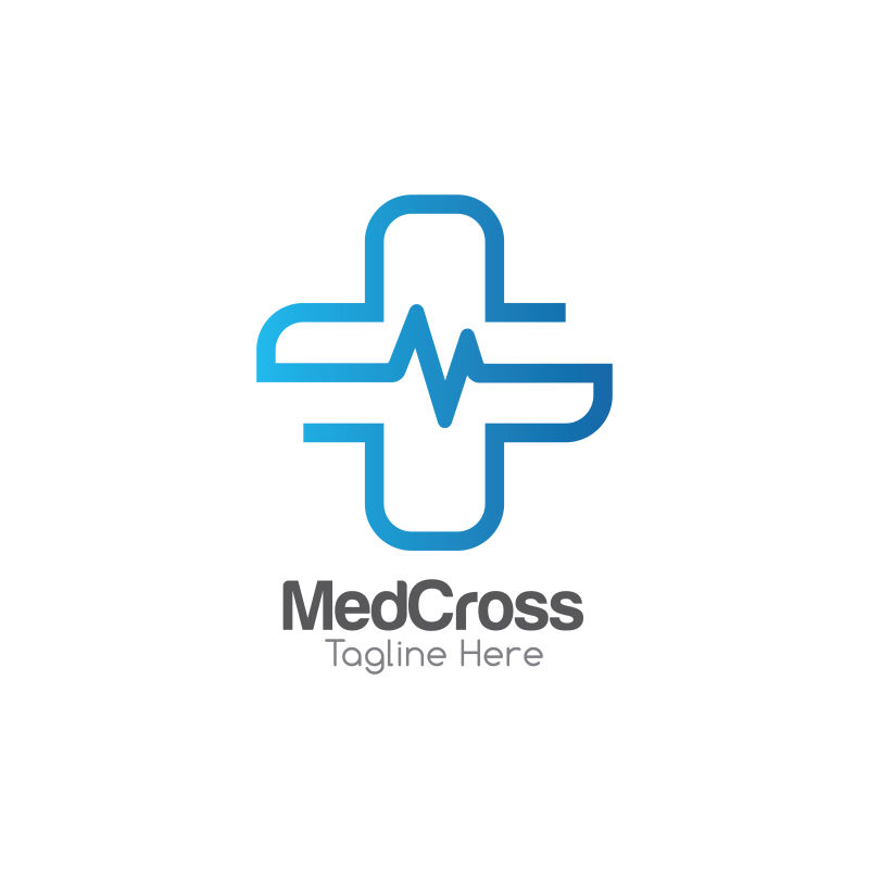 创意的医学主题logo矢量设计