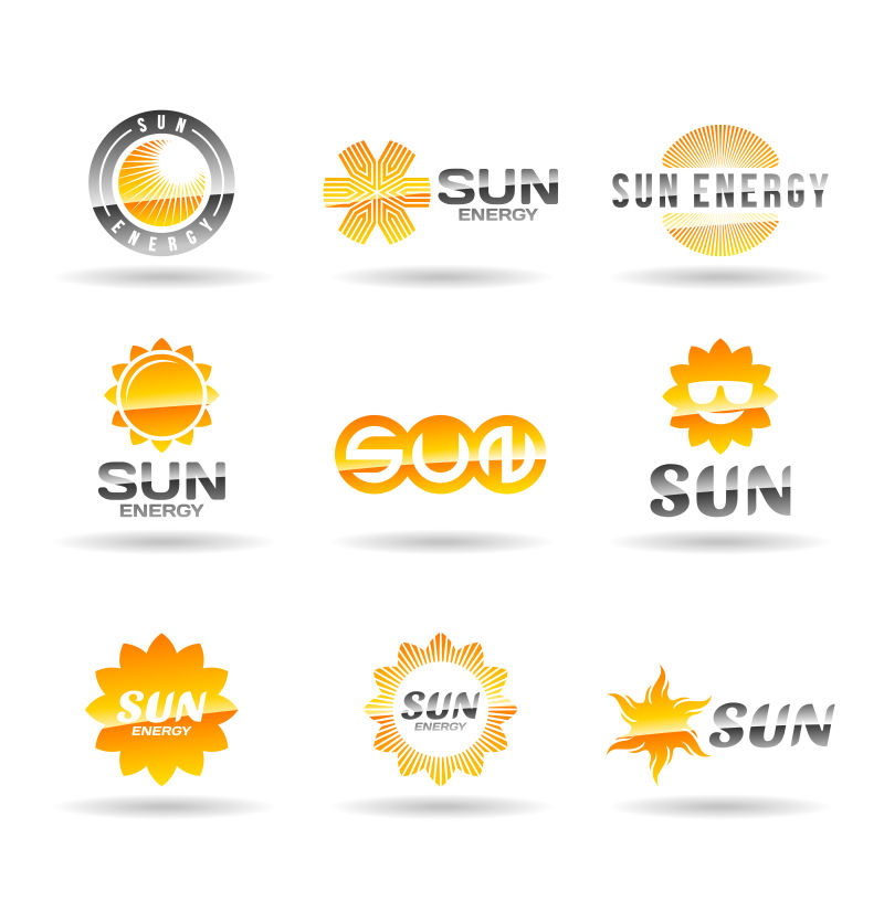 晴天标志矢量设计